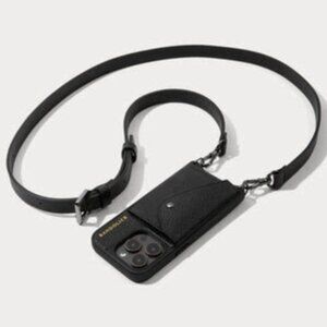 Hailey Side Slot Leather Crossbody Bandolier iPhone 13pro